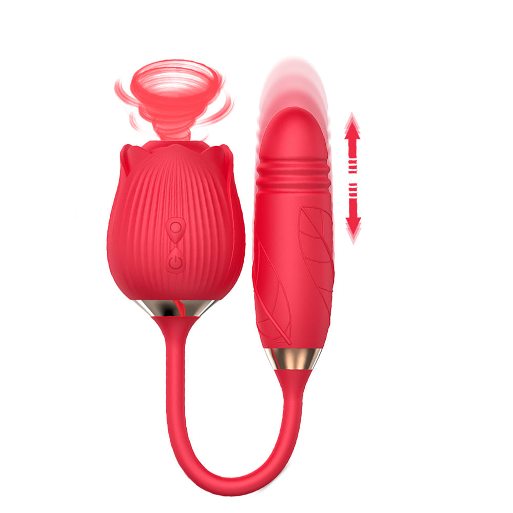 Rosa doble Succion (Recargable)
