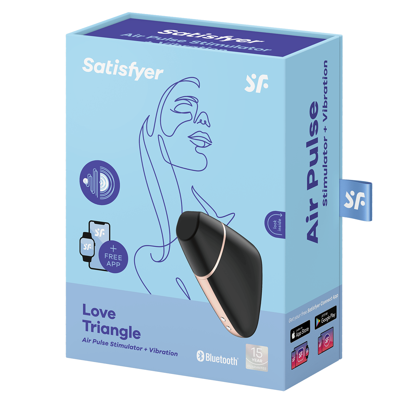 Satisfyer Love Triangle  (Succionador con App)